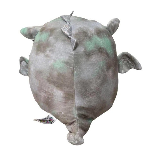Squishmallow Will Dragon 12" Plush Green Furry Belly Cloudy Sky Camo Animal Soft - Picture 2 of 13